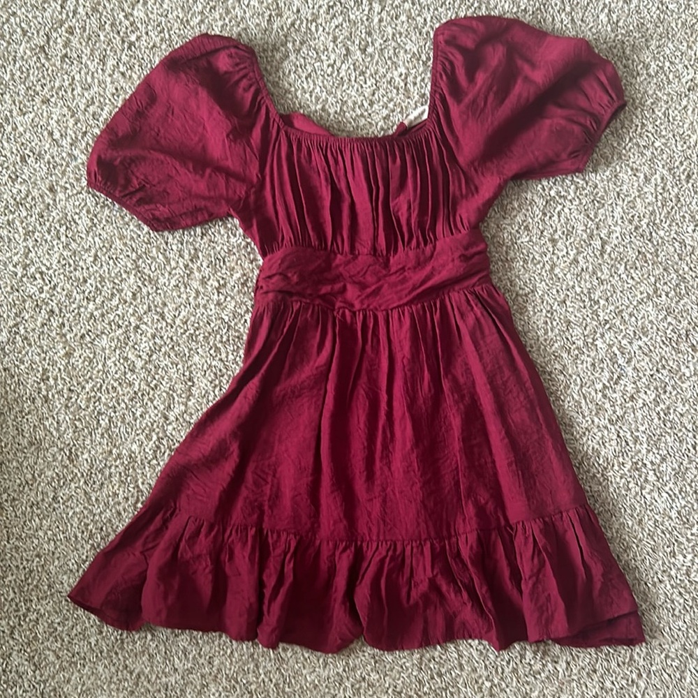 Alter’d Stare Puff Sleeve dress, Size Small